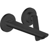 Image de hansgrohe Mitigeur lavabo monocommande Axor Citterio C o S, mat-noir, encastré mural, bec 193 mm