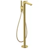 Image de hansgrohe Mitigeur monocommande baignoire Axor Citterio C cubic cut, chrome, sol, bec 194 mm