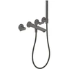 Image de hansgrohe Axor Citterio Mitigeur baignoire 3 trous sans structure, brossé bleu, encastré mural