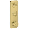 Image de hansgrohe Module thermostat Axor Citterio C cub cut, or poli optique, encastré avec plaque