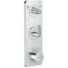 Image de hansgrohe Module thermostat Axor Citterio C cubic cut, chrome, encastré avec plaque