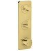 Image de hansgrohe Module thermostat Axor Citterio C sans structure, or poli optic, encastré avec plaque