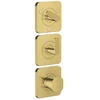 Image de hansgrohe Module thermostatique Axor Citterio C cub cut, or poli optic, encastré avec rosaces