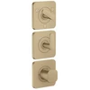 Image de hansgrohe Module thermostat Axor Citterio C sans structure, bronze brossé, encastré avec rosaces