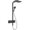 Image de hansgrohe Showerpipe Raindance Alive Q 1j, EcoSmart, 8 l/min, chrome noir brossé