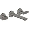 Image de hansgrohe Axor Citterio C Mitigeur lavabo mural encastré 3 trous 195 mm Cubic cut PBC