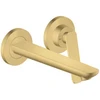 Image de hansgrohe Axor Citterio C Mitigeur lavabo mural encastré 2 trous avec bec 195 mm BGO