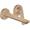 Image de hansgrohe Axor Citterio C Mitigeur lavabo mural encastré 2 trous avec bec 195 mm BRG