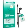 Image de hansgrohe Activera Select S - Set de douche avec pommeau de douche (max. 8 l/min, EcoSmart, 2 jets), tuyau de douche (1,60 m) et barre (72 cm), distance de percement variable, Noir mat, 28048670