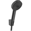 Image de hansgrohe Support Pulsify Select EcoSmart 105 mm, 3 jets, tuyau 1600 mm, noir mat