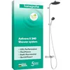 Image de hansgrohe Activera S - Colonne de douche max. 8 l/min (EcoSmart) avec mitigeur thermostatique de baignoire, douchette (2 jets), support, tuyau, barre et douche de tête, Chromé, 28871000