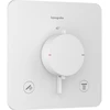 Image de hansgrohe Thermostat Ecostat Comfort Q encastré, 2 utilisateurs, 24 l/min, blanc mat