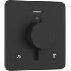 Image de hansgrohe Thermostat Ecostat Comfort Q encastré, 2 sorties, 24 l/min, noir mat