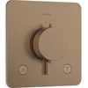 Image de hansgrohe Thermostat Ecostat Comfort Q UP, 2 sorties, 24 l/min, bronze brossé