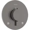 Image de hansgrohe Thermostat Ecostat Comfort S encastré, 2 sorties, 24 l/min, bleu brossé