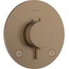 Image de hansgrohe Thermostat Ecostat Comfort S encastré, 2 sorties, 24 l/min, bronze brossé