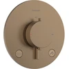 Image de hansgrohe Thermostat Ecostat Comfort S encastré, 2 sorties, 23 l/min, EN 1717, bronze