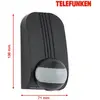 Image de Telefunken Capteur de mouvement Funchal LED 1 000 W max noir