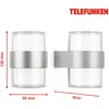 Image de Telefunken Cludu applique d’extérieur LED argentée