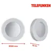 Image de Telefunken Rixi applique d’extérieur LED, blanche