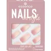 Image de essence cosmetics Nails in style Lot de 12 faux ongles sans nanoparticules Couleur intense Nude Résultat express Effet immédiat