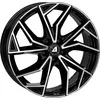 Image de ALUTEC ADX.02 4-LOCH diamantschwarz frontpoliert 7.5Jx18 4x108 ET18