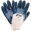 Image de Gant en nitrile bleu, manchette, partiellement enduit, taille 11