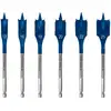 Image de Mèches plates BOSCH 2608900333 Self Cut Speed set de 6 pièces 13 16 19 20 22 25 mm