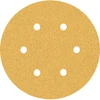 Image de Papier de verre Bosch Expert C470 pour ponceuse orbitale aléatoire, 150 mm, 6 trous, G 60
