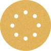 Image de Papier de verre Bosch Expert C470 pour ponceuse orbitale aléatoire, 125 mm, 8 trous, G 60
