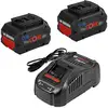 Image de Pack 2 Batteries BOSCH ProCORE18V 5,5Ah Professional + Chargeur GAL 1880 CV Professional