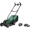 Image de CityMower Tondeuse à gazon poussée Batterie Noir, Vert