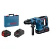 Image de Perforateur SDS-Max Bosch Professional Biturbo 18V-36C GBH + 7J + 2 batteries Procore 5 5Ah + chargeur + Coffret - 0611915003