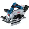Image de GKS 18V-57-2 L PROFESSIONAL 16,5 cm Noir, Bleu, Argent 5000 tr/min, Scie circulaire