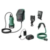 Image de Pompe submersible Bosch - GardenPump 18V-2000 (avec fixation murale et de réservoir et tuyau darrosage de 25 m)