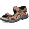 Image de Rieker Homme Sandales 26156, Monsieur Sandales Fines,Chaussure d'été,Sandale d'été,Confortable,Plate,Marron (Braun Kombi / 25),42 EU / 8 UK