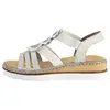 Image de Rieker - 679l4 - Sandales - Femme - Semelle Amovible : Non - Blanc - Taille 41 EU