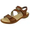 Image de Rieker Sphere Womens Riptape Sandals 36 EU 24 Tan Lea