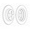 Image de FERODO DDF1675C Brake Disc