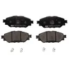 Image de FERODO Plaquettes de freins Avant non préparé pour l'indicateur d'usure Épaisseur 15,6mm avec accessoires FDB4936 Compatible avec TOYOTA HILUX Pick-up GUN1 HILUX VIII Camion plate-forme/Châssis N1