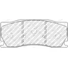 Image de FERODO Plaquettes de freins Avant non préparé pour l'indicateur d'usure Épaisseur 16,6mm sans accessoires FDB5118 Compatible avec JAGUAR XK Coupe X150 XK Cabriolet X150