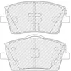 Image de FERODO Plaquettes de freins Avant non préparé pour l'indicateur d'usure avec accessoires FDB5277 Compatible avec VOLVO XC40 536, LYNK & CO 01 SUV CX11
