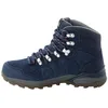 Image de Jack Wolfskin Femme REFUGIO TEXAPORE MID W Chaussure de Trail, Dark Bleu / Gris, 38 EU