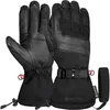 Image de Reusch Morvan Gore-TEX Gants de Ski Unisexe, imperméables, Coupe-Vent Respirants, Isolation Primaloft Gold en Cuir végétalien, Softshell, Confort Leash, Sports d'hiver pour Hommes et Femmes