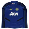 Image de adidas MUFC TR Topy Sweat-Shirt Unisexe pour Enfant XL Reauni/Noir