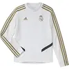 Image de adidas Real TR Top Y Sweat-Shirt Unisexe pour Enfant XL Blanc (Blanco/Orfúos)