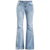 Image de RED by EMP Femme Jean Bootcut Bleu Clair avec évasement et lavis léger W30L34