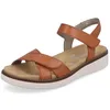 Image de Remonte Femme Sandales D2049, Dame Sandales Classiques,Semelle intérieure Amovible,Sandale,Chaussure d'été,Confortable,Braun,40 EU / 6.5 UK