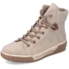 Image de Rieker Femme Baskets N0730, Dame Baskets Basses,Semelle intérieure Amovible,Chaussure Basse,Chaussures de Rue,Loisirs,Sport,Beige (Beige / 64),39 EU / 6 UK