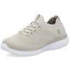 Image de Rieker Femme Baskets M5074, Dame Baskets Basses,Semelle intérieure Amovible,Chaussures de Rue,Loisirs,Sport,Beige (Beige / 64),41 EU / 7.5 UK